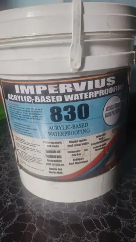 Seal your roof leakages with impervious 830. The Best and affordable waterprofing materials for you building in Lagos